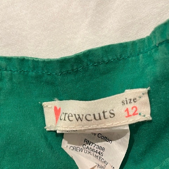 Crewcuts Vibrant Green Ruffled Tiered Sundress - Picture 2 of 5